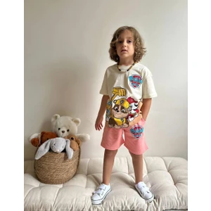 Yiğit Butik Yigit Butik Paw Patrol Baskılı Şortlu Erkek Çocuk Takım