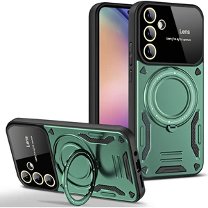 Galaxy A05S Kılıf Magsafe Mıknatıslı Stand Özellikli Kamera ve Lens Korumalı Kapak