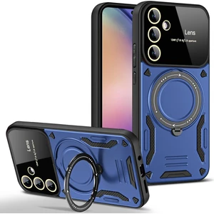 Galaxy A15 4g Kılıf Magsafe Mıknatıslı Stand Özellikli Kamera ve Lens Korumalı Kapak