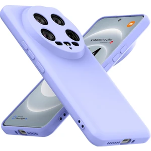 M.TK Moveteck Xiaomi Mi 14 Ultra Kılıf Kamera Korulamı Mat Hisli Içi Kadife Yumuşak Dokulu Lansman Renkli Silikon