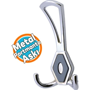 Askı Dolap Askılık Askılığı Banyo Mutfak Askısı Duvar Kapı Arkası Elbise Kıyafet Vestiyer Krom