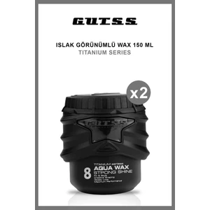 Şekillendirici Titanyum Aqua Wax  No:8 150ml X2