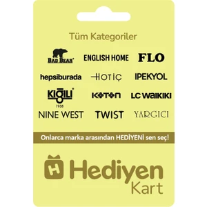 Hediyen Kart - Tüm Kategoriler - 250 TL