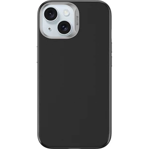 iPhone 15 Uyumlu Kılıf Wiwu SP-019 Magsafe Şarj Özellikli Vegan Leather Deri Kapak Siyah