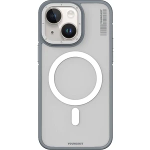 iPhone 14 Uyumlu Kılıf Rock Sand Serisi Kapak Gri