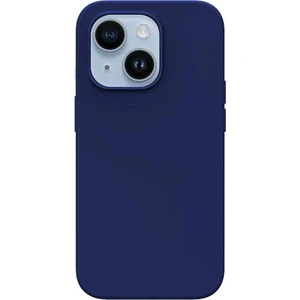 iPhone 14 Uyumlu Kılıf Magsafe Şarj Özellikli Liquid Silikon Recci Mousse Serisi Kapak Mavi