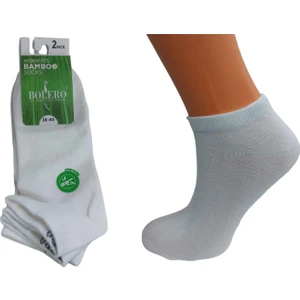 2'li Kaliteli Erkek Bambu Patik Çorap 40-44