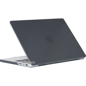 Macbook Pro 16.2inç Kılıf M1-M2-M3, Karbon Fiber (Touchbarsız 16.2" Pro) A2485 A2780 A2991 ile Uyumlu