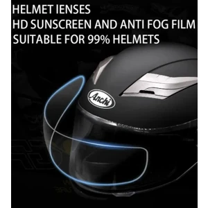 Kask Buğu Önleyici Siyah Uv Güneş Korumalı Pinlock