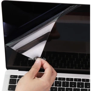 Mcstorey Macbook Air 15.3inç M2-M3, Ekran Koruyucu Anti Scratch (Touchıd'li Air M2-M3) A2941 A3114 ile Uyumlu