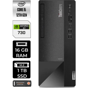 Thinkcentre Neo 50T Intel Core I5 12400 16GB 1tb SSD GT730/4GB W11P 11SE00BPTX Masaüstü Bilgisayar & Per4 USB Bellek 11SE00BPTXP413