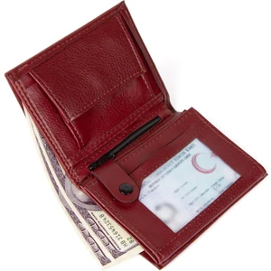 Newish Polo Erkek Bozuk Para Hazneli Kartlık ve Cüzdan - newpolo033 - Bordo