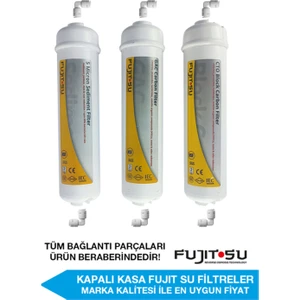 Inline Ön Takım Filtre - Kapalı Kasa Su Arıtma Filtresi - 3'lü Arıtma Filtresi