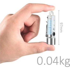 WT-619 Şarjlı 1200MAH Ultra Yüksek El Feneri 6 Mod 10CM 40GR
