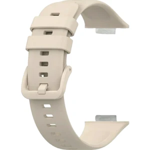 Huawei Watch Fit 2 Uyumlu Spor Silikon Kordon Pudra