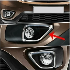 Fiat Doblo Krom 2 Parça Sis Farı Çerçevesi 2015-2024  Paslanmaz Çelik