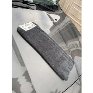 Mikrofiber Tank  Bezi - 310 Gsm Kalın Yüksek Emiş Gücü - Araba Silme Bezi - Gri
