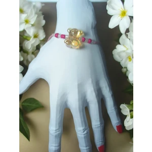 Crystal Atelier Jelibon Ayıcık İnci Boncuk Kum Boncuk Aesthetic Soft Vibes Vintage Coquette Fairycore Genç Çocuk Kadın Hediyelik Kombin İp Tasarım Bileklik