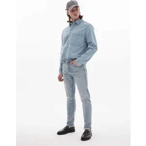 Erkek Smarty Y Dar Paça Orta Bel Jean Pantolon