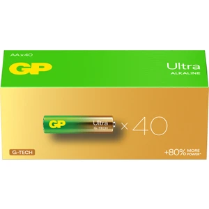Batteries G-TECH Ultra Alkalin Kalem LR6 - AA Boy 1.5V Pil 40'lı Kutu