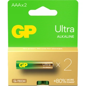Batteries G-TECH Ultra Alkalin İnce LR03 - AAA Boy 1.5V Pil 2'li Kart