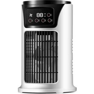 Hava Soğutucu Ev Yurdu Öğrenci Masaüstü Elektrikli Fan Küçük Rüzgar Ofis USB Soğutma Klima Fanı (Yurt Dışından)