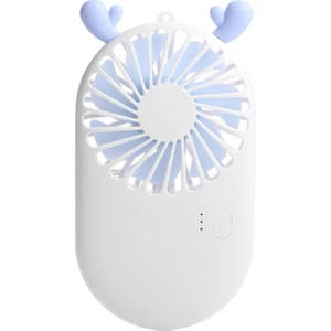 Yeni Desen Cep Fanları USB Şarj Mini Tutma Fanları Öğrenci Açık Havada Taşınabilir Küçük Fan Mini Hava Soğutucu Beyaz (Yurt Dışından)