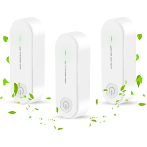 3 Adet Plug-In Hava Temizleme Cihazı, Mini Taşınabilir Hava Temizleme Cihazı, Iyon Jeneratörü Hava Temizleme Cihazı Evcil Hayvan Yatak Odası Için Uygun Beyaz Abd Tak (Yurt Dışından)
