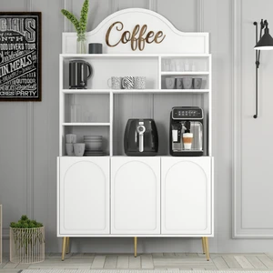 Variant Mobilya Variant Lyon Kahve Köşesi 120 cm  - Beyaz / Altın