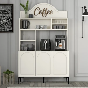Variant Mobilya Variant Lyon Kahve Köşesi 120 cm  - Krem / Siyah