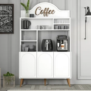 Variant Mobilya Variant Lyon Kahve Köşesi 120 cm  - Beyaz / Ceviz