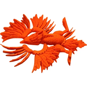 3D Hareketli Anka Kuşu Figürlü Oyuncak - Turuncu