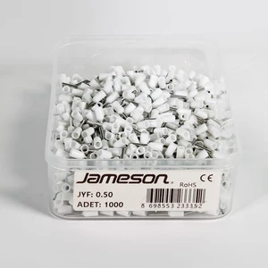 JAMESON JYF-0.50 FRANSIZ NORMU İZOLELİ KABLO YÜKSÜK (0,5 MM-BEYAZ) (1000 ADET )