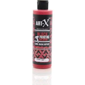Art - X Art-X Su Bazlı Linol Baskı Boyası 240 ml Kırmızı 15840