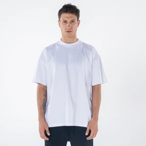 Friday Offset Soft  Erkek Beyaz %100 Pamuk Bisiklet Yaka Ekstra Oversize Tişört