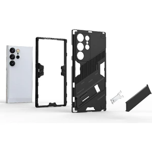 Mays Shop Samsung Galaxy S24 Ultra 5g Sağlam Askeri Kickstand Koruyucu Kılıf (Yurt Dışından)
