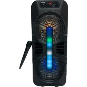 Bluetooth Hoparlör Rgb Işıklı Mikrofonlu GTS-1702 Siyah