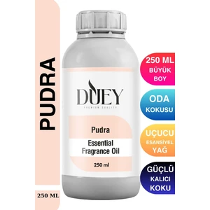 Pudra Uçucu Yağ 250 ml Mum Esansı, Oda Kokusu, Hava Nemlendiricisi, Çamaşır Kurutma Topu