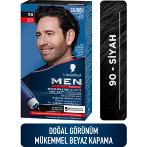 Schwarzkopf Men Perfect Beyazlara Karşı Jel Boya 90 Siyah