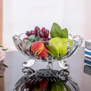 İnova Home Ayaklı Cam Kase Meyvelik - Çerezlik