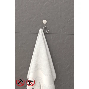 Alper Banyo Alper İris Krom İkili Banyo Havlu Askısı Yapışkanlı ve Kolay Montaj 12 cm Yükseklik