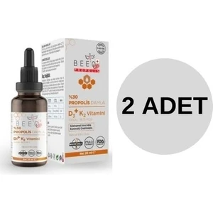 Beeo Up %30 Propolis D3+K2 Damla 2 Adet