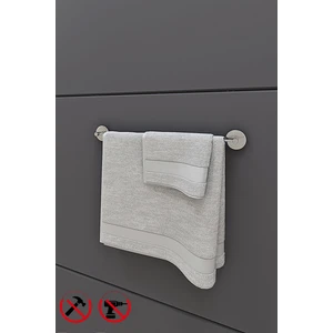 Alper Banyo Krom Yapışkanlı Düz Uzun Havluluk Havlu Asacağı Havluluk Ister Yapıştır Ister Montajla