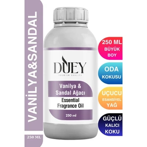 Vanilya&sandal Uçucu Yağ 250 ml Mum Esansı, Oda Kokusu, Hava Nemlendiricisi, Çamaşır Kurutma Topu