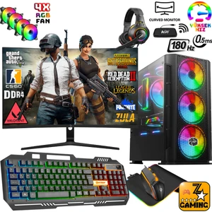 RTX30 Intel Core I5-12400F 16 GB Ram 1 Tb M.2 Nvme SSD 6GB RTX3050 192BIT 24" 180Hz Oyuncu Masaüstü Bilgisayar