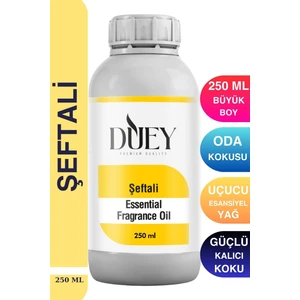 Şeftali Uçucu Yağ 250 ml Mum Esansı, Oda Kokusu, Hava Nemlendiricisi, Çamaşır Kurutma Topu