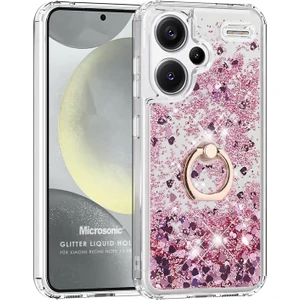 Xiaomi Redmi Note 13 Pro Plus 5g Kılıf Glitter Liquid Holder Pembe