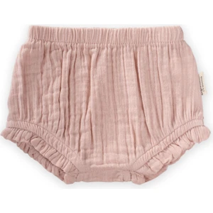 Fırfırlı Şort Pudra Pembe