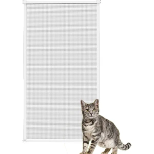 Kedi Tüllü Sabit Sök Tak Papuçlu Pencere (Max 70X130) Sinekliği Beyaz, Özel Ölçü Verebilirsin