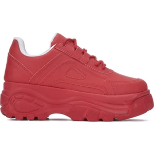 Günlük Kadın Spor Ayakkabı Yüksek Taban 6 cm Sneaker Siyah - Beyaz - Bej - Rugan - Süet 001